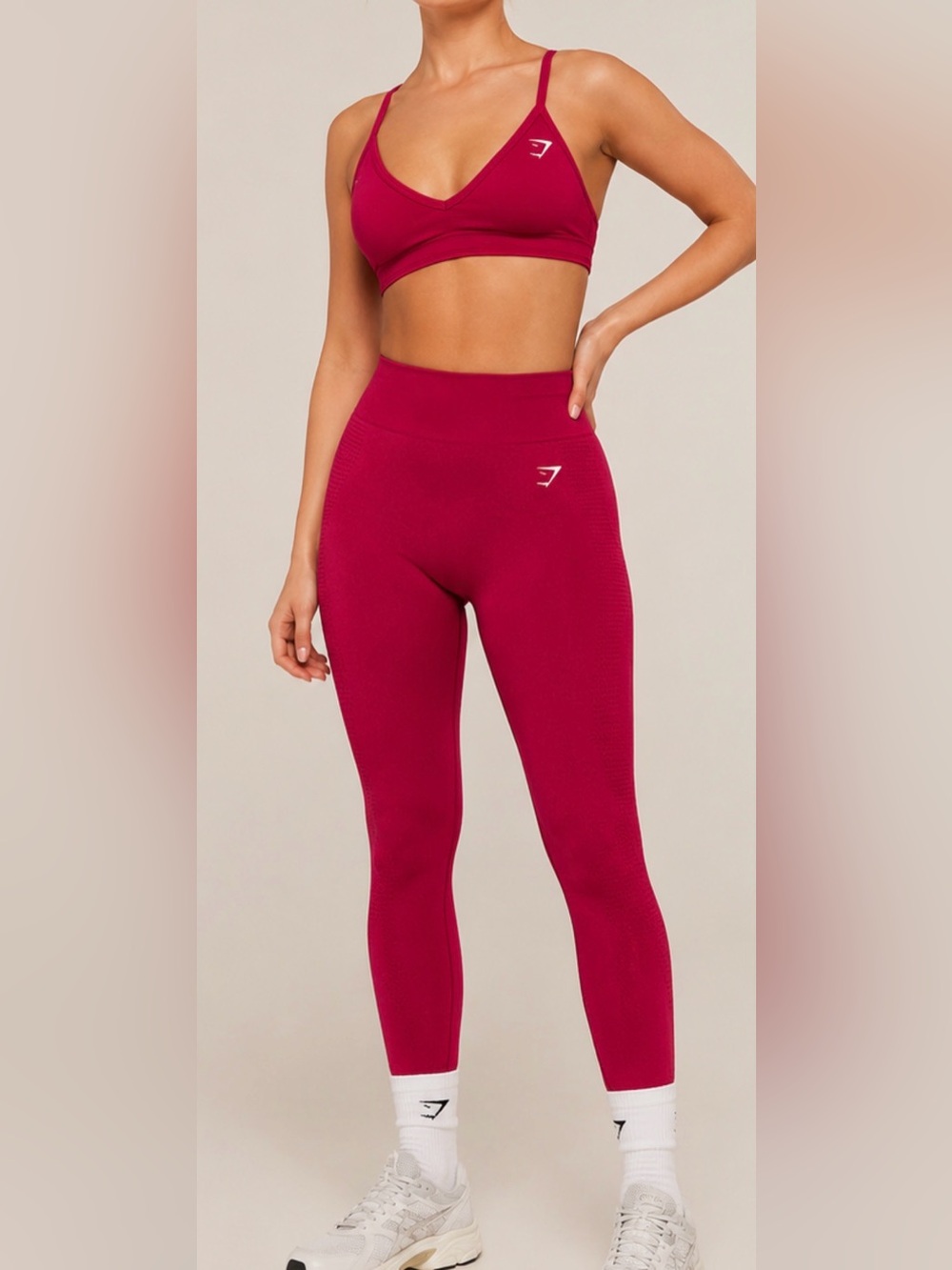 Gymshark Berry Pink Seamless Leggings